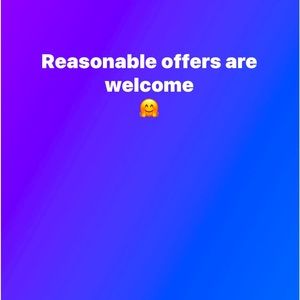 Please remember that Poshmark takes 20% of the sale price.